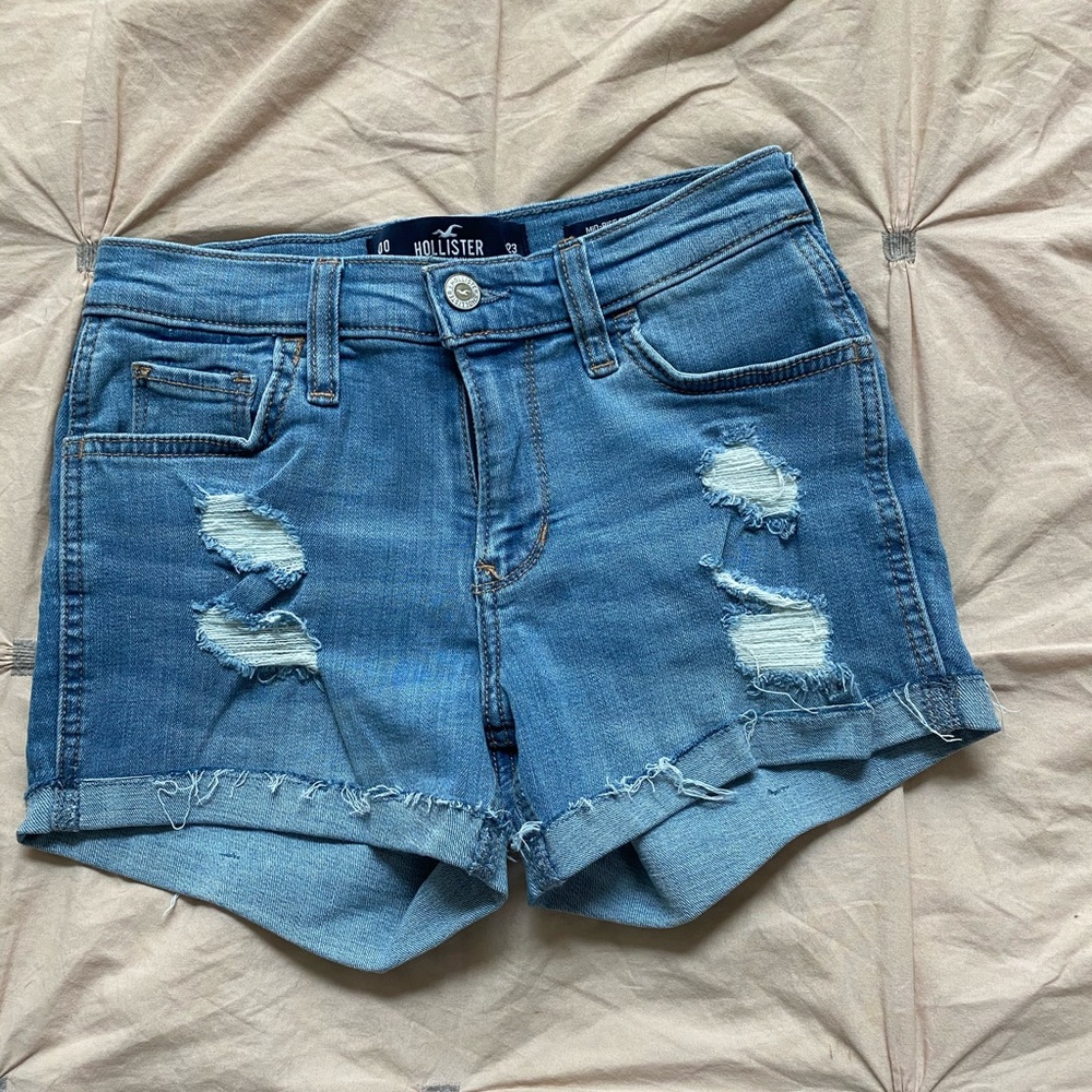 Denim shorts